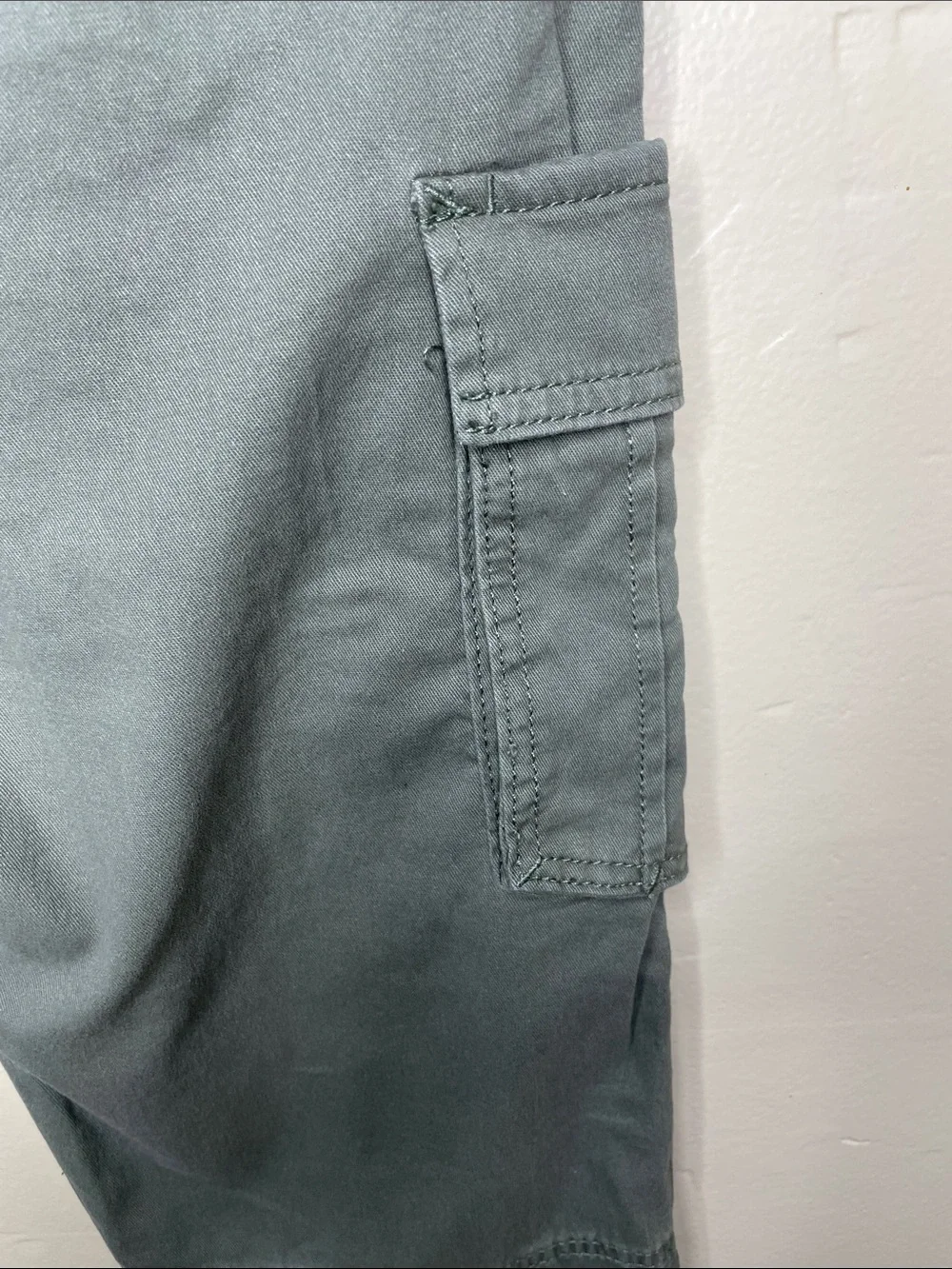 WRANGLER Boys Green Cargo Pants Adjustable Waist NWT 14 Regular